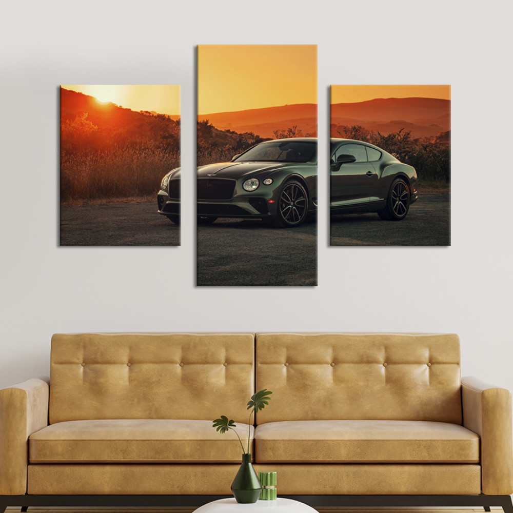 Картина Люксове авто Bentley Continental 66x40 см (1255-32)