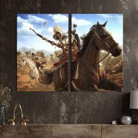 Картина Assassin's Creed Origins 111x81 см (1457-2)