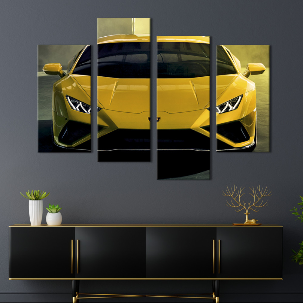 Картина Спортивна машина Ламборгіні Huracan 89x56 см (1336-42)
