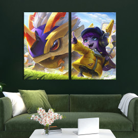 Картина Приборкувач монстрів, League of Legends 71x51 см (1462-2)