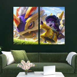 Картина Приборкувач монстрів, League of Legends 71x51 см (1462-2)