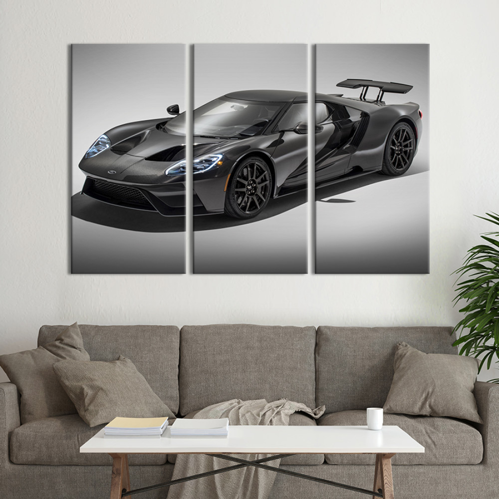 Картина Сірий Ford GT 78x48 см (1259-31)