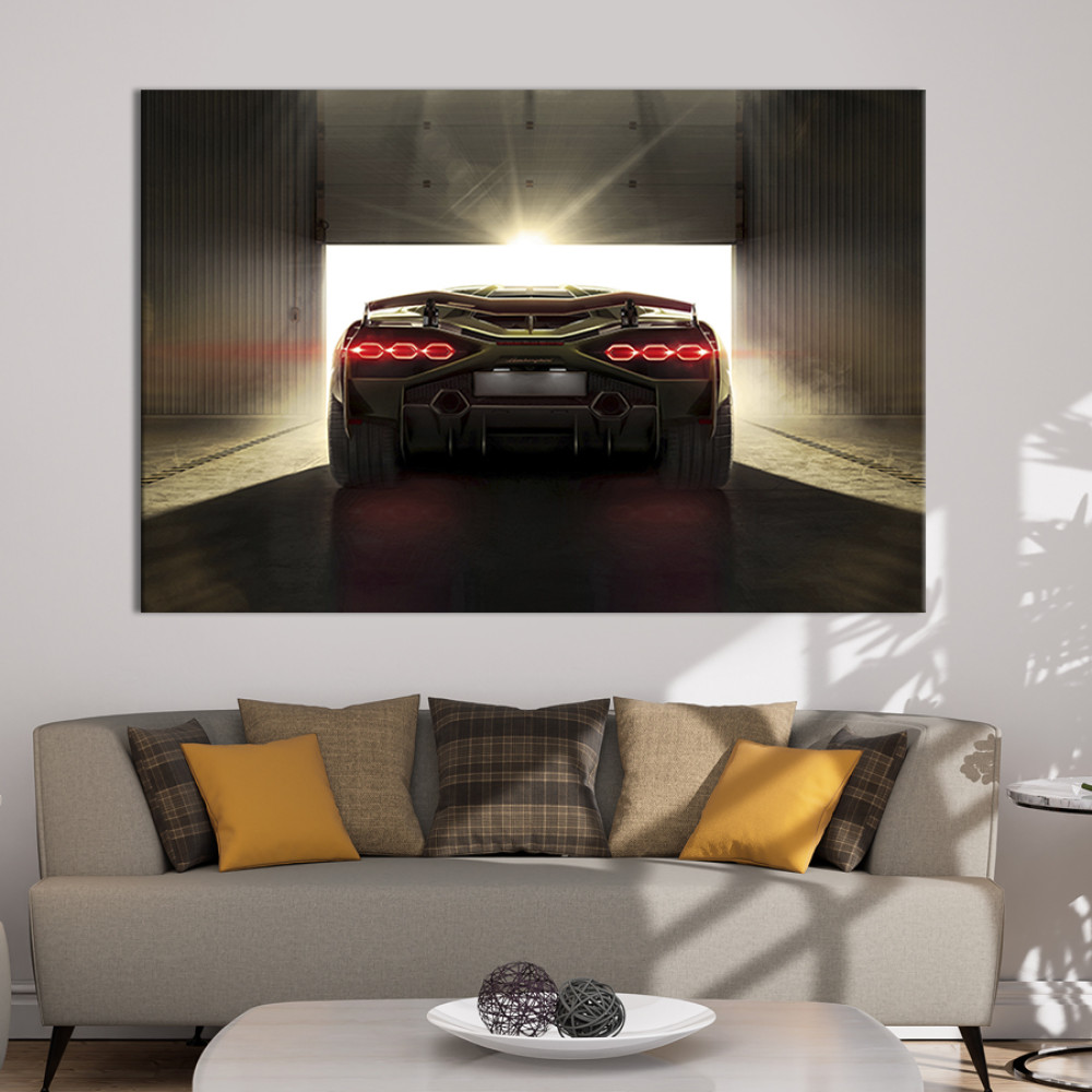 Картина на полотні Lamborghini Sian 51x34 см (87-1)
