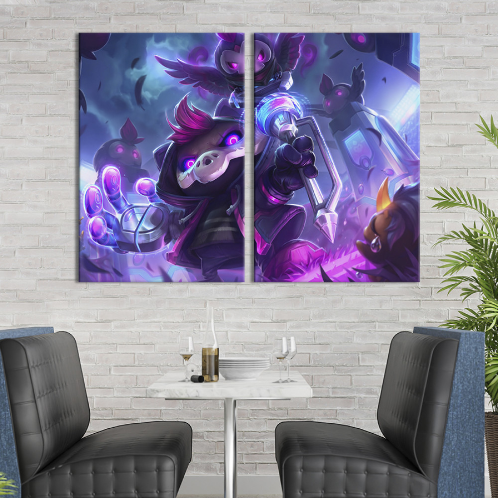 Картина Вейгар - персонаж League of Legends 71x51 см (1524-2)