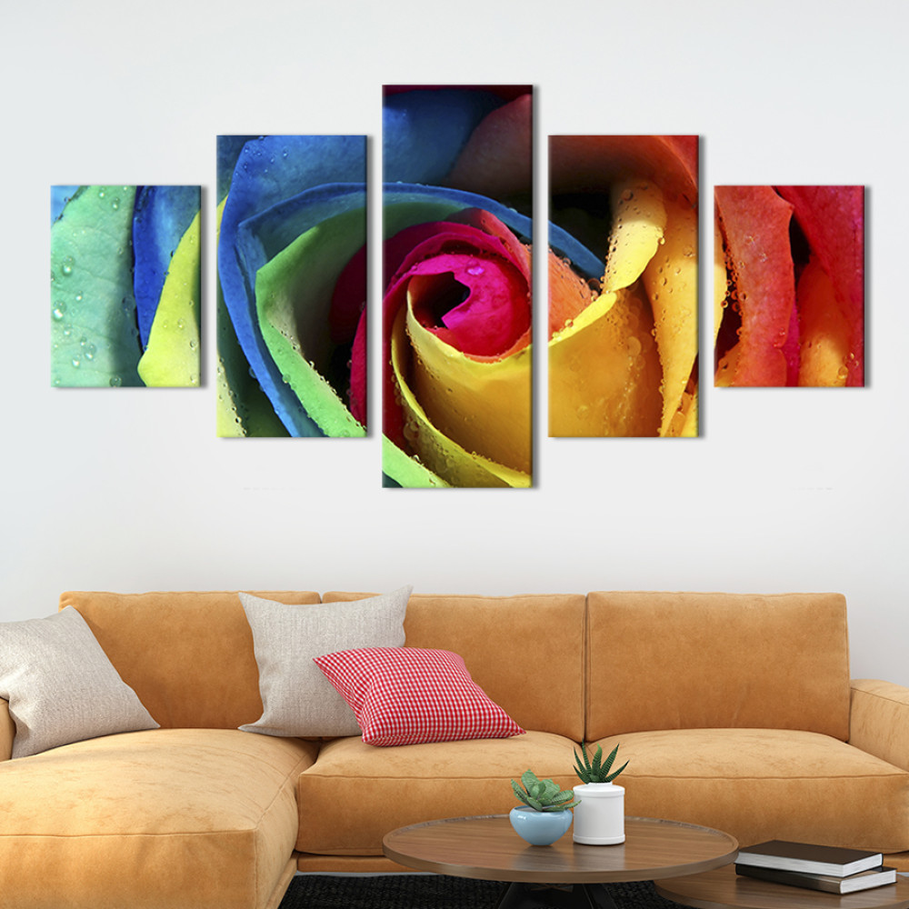 Картина Красива рожева троянда 155x95 см (261-51)