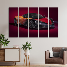 Картина Витончений суперкар McLaren 765LT 87x50 см (1389-51)