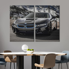 Картина Солідний автомобіль BMW i8 71x51 см (115-2)