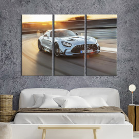 Картина Спортивний автомобіль Mercedes-AMG GT Black Series 78x48 см (1365-31)