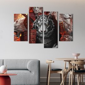 Картина Царство котячих 89x56 см (738-42)