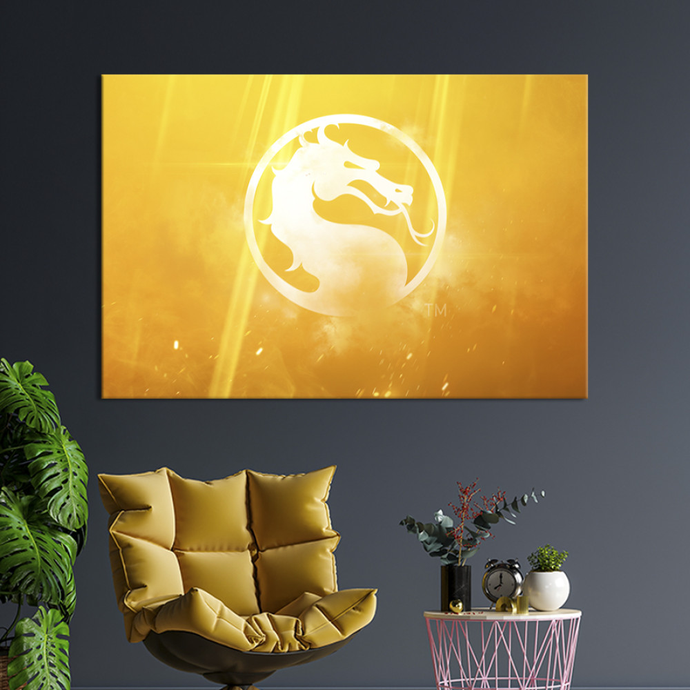 Картина Мортал комбат 51x34 см (1500-1)