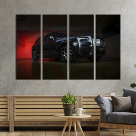 Картина Величезний автомобіль Rolls-Royce Cullinan Black Badge 89x53 см (1391-41)