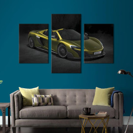 Картина Суперкар McLaren 675LT без даху 66x40 см (1361-32)